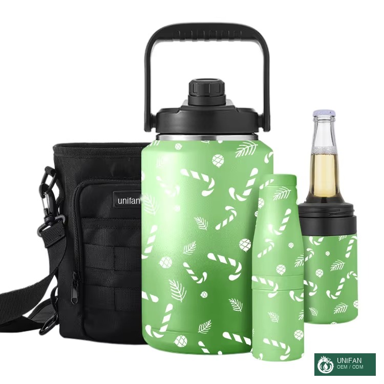 UNIFAN Hot Sale High Quality Double Wall 304 Vacuum Insulated Stainless Steel Beer Growler