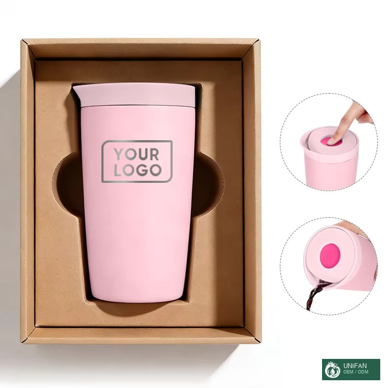 UNIFANNew OMD Insulated Mug for Coffee Double Wall 304 SS Vacuum Coffee Tumbler With Lid Support Custom