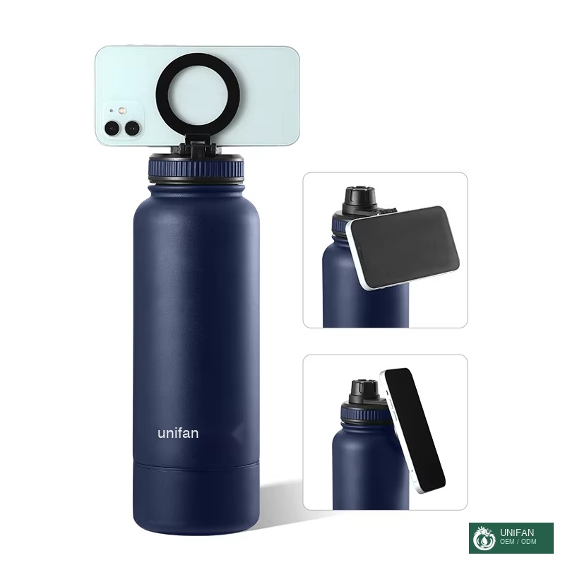 UNIFAN Cambodia Factory Thailand Manufacturer 304 Stainless Steel Insulated Water Bottle with Magnetic Lid