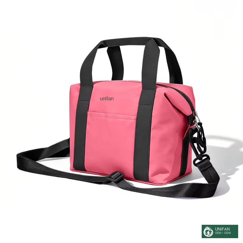 UNIFAN Crossbody Handbag 6L Custom for Picnic Camping or Outdoors Fabric Insulated with Handle Small Zippered Pouch